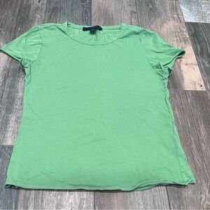 All Saints Womens Bela T Shirt Crew Neck Slim Soft Cotton Tee Top Small Cactus